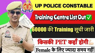 Up Police 60244 PET centre list जारी✅ Training Centre List out💪🏻 15 Days में  सबका Physical समय कम😰