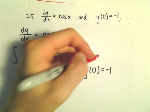 Basic Differential Equation with an Initial Condition Basic Differential Equation with an Initial Condition