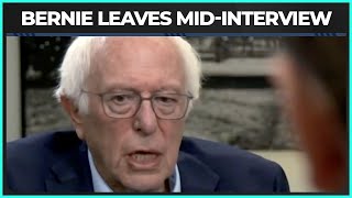 Bernie Walks Off Interview After Nonsense Question