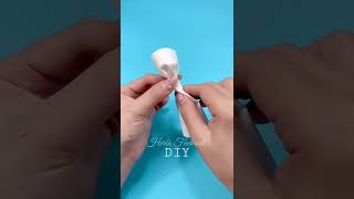 lipat tisu unik,DIY bunga dari tisu