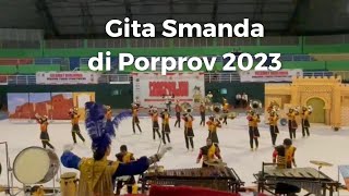 Gita Smanda Marching Band SMAN 1 Pandaan di Porprov 2023