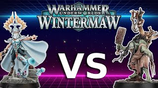 WARHAMMER UNDERWORLDS Battle Report | Skinnerkin VS Cyreni's Razors   #wintermaw