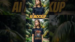 Create realistic mockups using ai. #graphic_design #tshirtdesigns #tshirtdesign #photoshop