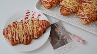 소세지 빵 만들기(자꾸 생각나!처음부터 끝까지 너무 맛있어요!)│보관법│Sausage Pizza Bread Recipe