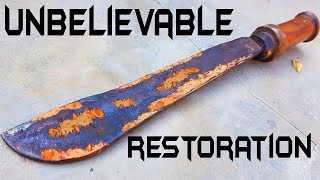 Rusty Handmade BUTCHER'S CHOPPER  RESTORATION