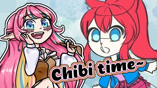 [art stream] Drawing Chibis - will we finish Mim today? || envtuber