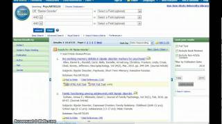 APA PsycArticles -Thesaurus
