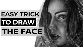 THE SECRET TECHNIQUE TO DRAW A REALISTIC FACE WITH CHARCOAL that no one talks about