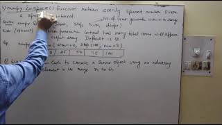 Python Pandas | numpy.linspace() | class 12 IP