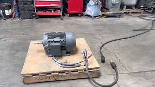 Siemens 25 HP Electric Motor 3540 RPM 230/460V 3 Phase off a Kaeser Compressor