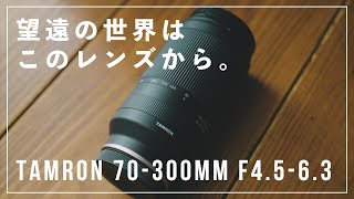 【望遠入門】Tamron 70-300mm レビュー。望遠の世界についハマってしまうレンズ。