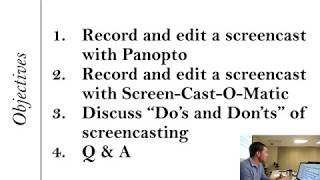 Screencasting 101: 1-25-18 Professional Development