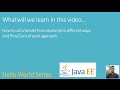 How to call Servlet from Javascript