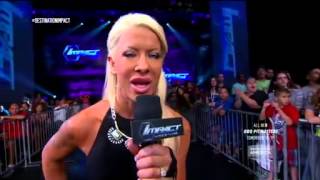 TNA Impact 6/3/15 Madison Rayne Velvet Sky Angelina Love Segment