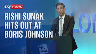 Rishi Sunak: Boris Johnson 'asked me to do something that I wasn't prepared to do'