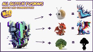 All Glitch Combination! fusion Animash gameplay, supreme, mythical and legendary