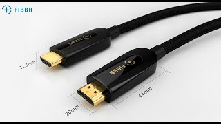 FIBBR Basic-Real 8K | Certified Ultra High Speed HDMI 2.1 Braided Cable, Explore New Visual World