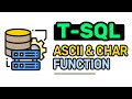 ASCII | CHAR Function - T-SQL FULL Tutorial For Beginners | Lesson 12