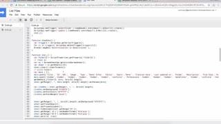 Curriculum Mapping: Working with Apps Script