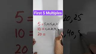 First 5 Multiples #viral #shorts #trending #viralvideo #shortsfeed #viralshort #viralreel #multiple