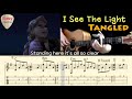 💗 i see the light lyrics tangled 💗rapunzel fingerstyle guitar tutorial tabs u0026chords disney