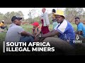 South Africa's illegal mining standoff: Families say 4,000 workers are trapped underground