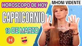 ❤️ ENCUENTRAS EL AMOR 💘 MHONI VIDENTE ❤️ Horóscopo de hoy CAPRICORNIO 13 DE MARZO  2022🥰Horóscopo 💛