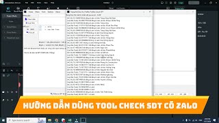 Hướng Dẫn Dùng Tool Check SDT Có Zalo Dùng Thử  Miễn Phí