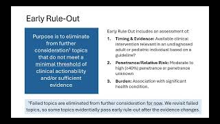 Actionability WG Overview: Curation Workflow