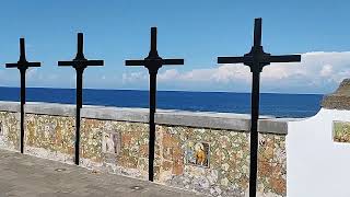 Chiesa del Soccorso, plus stunning view. (Strolling around Forio d'Ischia).