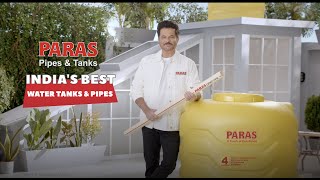 Paras Water Tanks | India’s Best Water Tanks and Pipes | Ft.Anil Kapoor | Paras Group