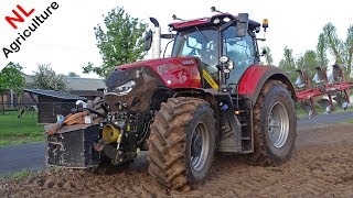 Ploughing | Ploegen met Case IH Optum 250 + Kverneland | Pleizier \u0026 Timmer | 2019