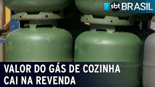 Valor do gás de cozinha cai na revenda | SBT Brasil (19/05/23)