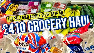 ** HUGE £410 Grocery Haul for 14! ** | Supermarket Bargains | Aldi, Asda \u0026 Tesco Shop with Me!