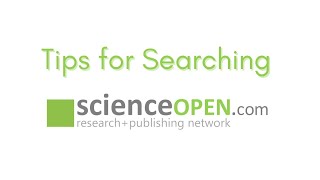 Tips for Searching