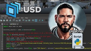 Export selection as USDA preserving Arnold data with a simple Python script