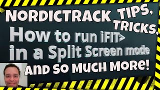 NordicTrack Tips, Tricks, & So Much More - Run iFIT in Split Screen