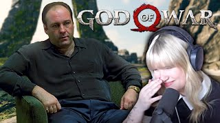 Tony Soprano in God of War Reaction