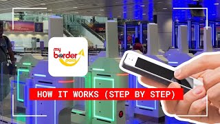 MyBorderPass | KLIA, Cara Guna, How It Works, 二维码怎样用, Autogate Machines, No Passport