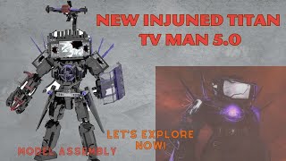 Skibidi Titan TV Man 5.0 Takes On Heavy Military Battle Damage! | Unofficial Lego assembly