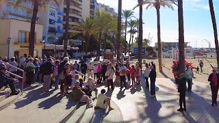 BENIDORM 🇪🇦 PONIENTE BEACH Costa Blanca SPAIN 4K