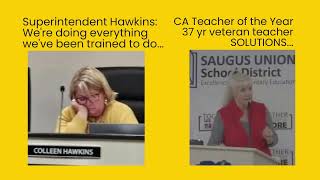 2025, Feb 4 - Superintendent vs CA Teacher of the Year - On Behavior Issues - at Regular Board Mtg