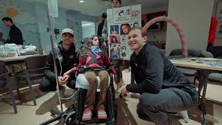 Heartwarming Moments: Black Bears Visit Roger Neilson Children's Hospice