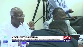 Censure motion hearing: You are sending us on a wild goose chase - Okudzeto Ablakwa to KT Hammond