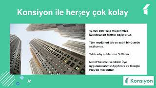 Konsiyon - Site ve Apartman Yönetim Programı ile Herşey Çok Kolay !