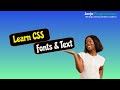 Mastering CSS Fonts and Text: Design Like a Pro!