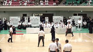 【男子1回戦】伊波武竜（沖縄）×山内駿（奈良）【令和5年度全国警察剣道選手権大会】2023年9月5日・日本武道館