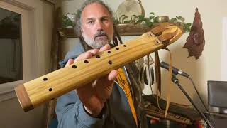 Canary Wood B 432Hz Native American Style Drone Flute