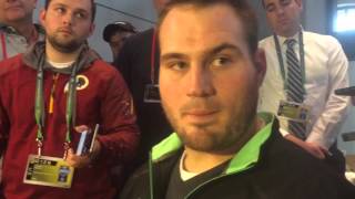 K-State OL Cody Whitehair talks at the 2016 NFL Combine