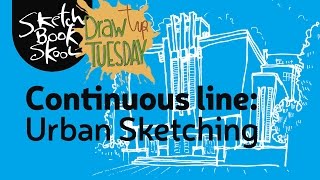 Continuous Line: Urban Sketching